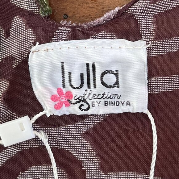 Floral Sheer Burnout Velvet‎ Purple Open Front Kimono Cardigan By Lulla OSFM - Picture 7 of 8